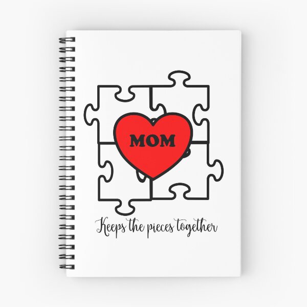 Item preview, Mom Holds The Pieces Together Puzzle Piece Family Love Happy Mother's Day designed and sold by MimsTees.