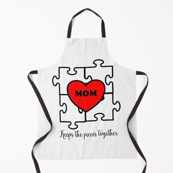 Item preview, Mom Holds The Pieces Together Puzzle Piece Family Love Happy Mother's Day designed and sold by MimsTees.