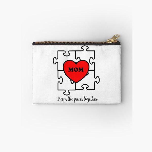Item preview, Mom Holds The Pieces Together Puzzle Piece Family Love Happy Mother's Day designed and sold by MimsTees.
