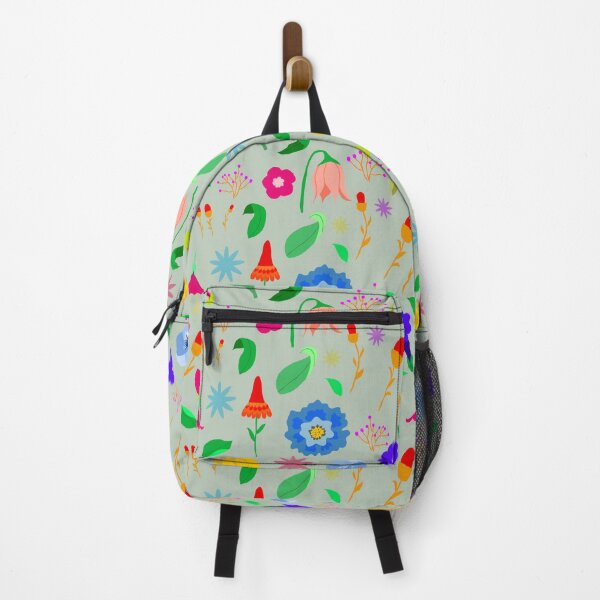 Vista previa del artículo con la obra «Flores primaverales multicolores», diseñado y vendido por DusDatDesign.