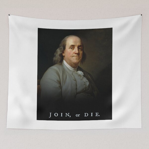 Item preview, JOIN, or Die - Benjamin Franklin designed and sold by Daniel Hagerman.