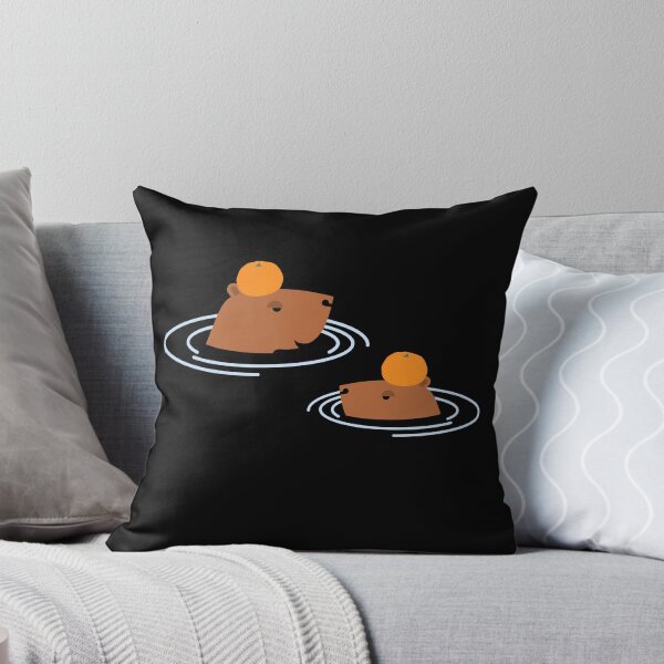 Item preview, Capybara Orange on Head designed and sold by LivingTheDream7.