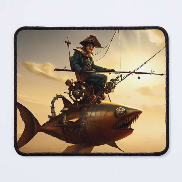 Wooden Napoleon gone fishing in the desert Sticker for Sale by Gunnar  Hermansen