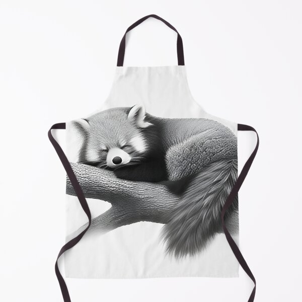 Item preview, Black and white Red Panda pencil drawing designed and sold by Pencil-Art.