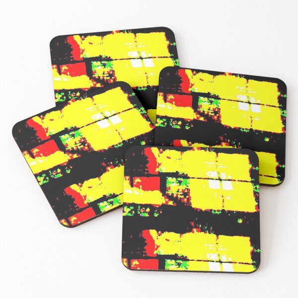 Item preview, Glitchy Yellow Squers designed and sold by Glitchshaman.