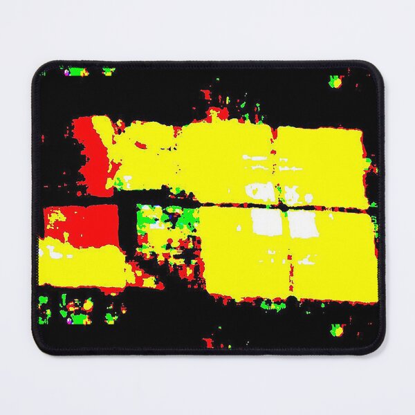 Item preview, Glitchy Yellow Squers designed and sold by Glitchshaman.