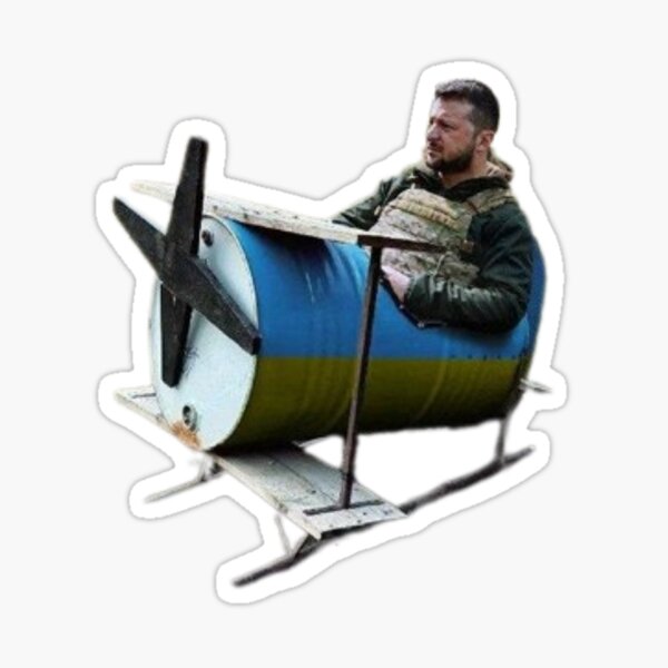 Artikel-Vorschau von Zelensky Tonnenflugzeug, designt und verkauft von CWKS.
