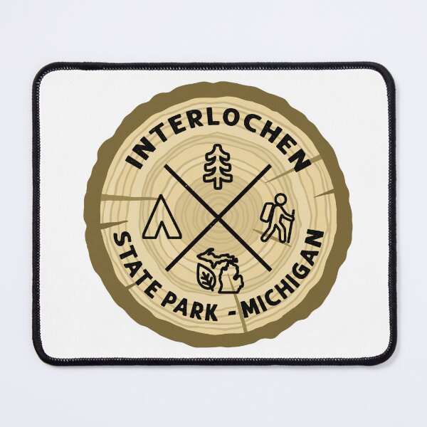 Item preview, Interlochen State Park Michigan Log Slice designed and sold by VanyaKar.