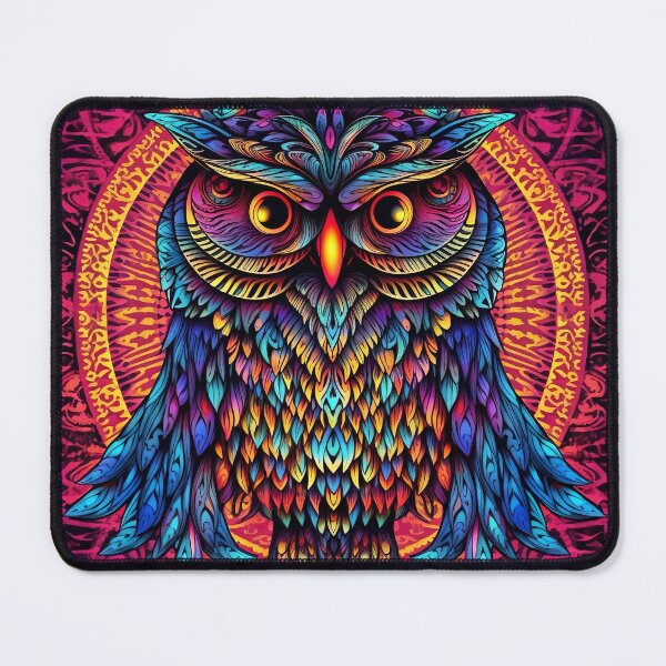 Item preview, cute owl mandala designed and sold by mark ashkenazi.