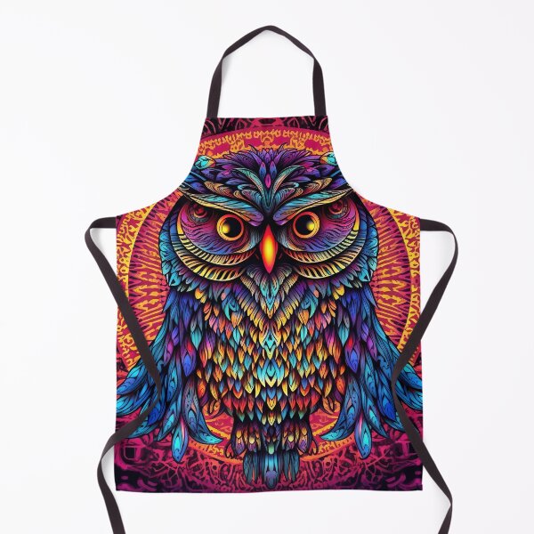 Item preview, cute owl mandala designed and sold by mark ashkenazi.