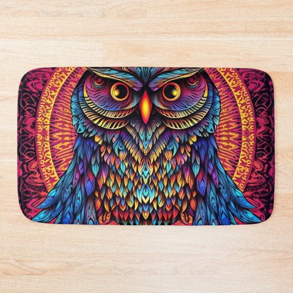 Item preview, cute owl mandala designed and sold by mark ashkenazi.