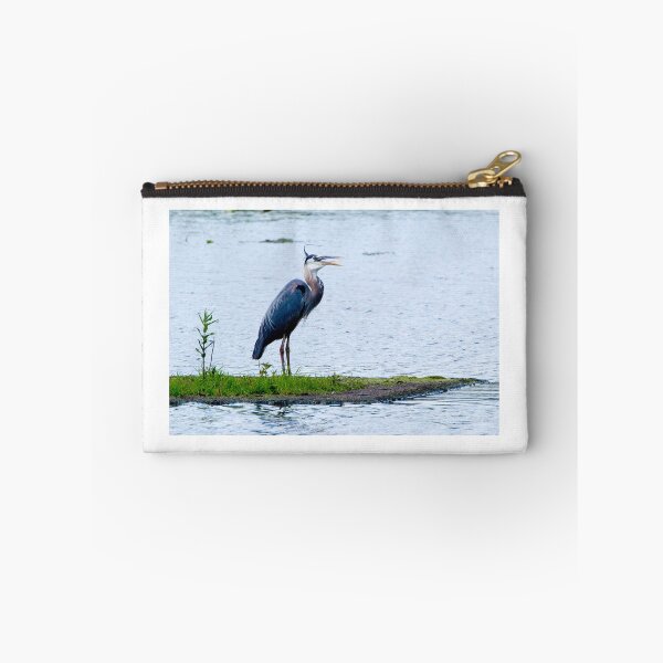 Item preview, Heron bird singing designed and sold by KRFNatureGifts.