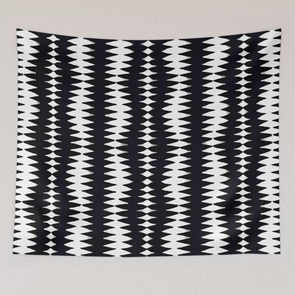 Item preview, Black and white zig zag designed and sold by MarisePix.