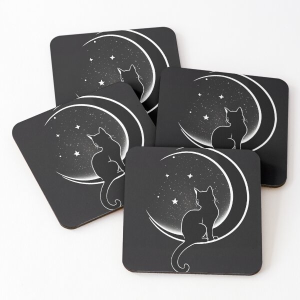 Item preview, Mystical Moon Cat designed and sold by PetPrintPalace.
