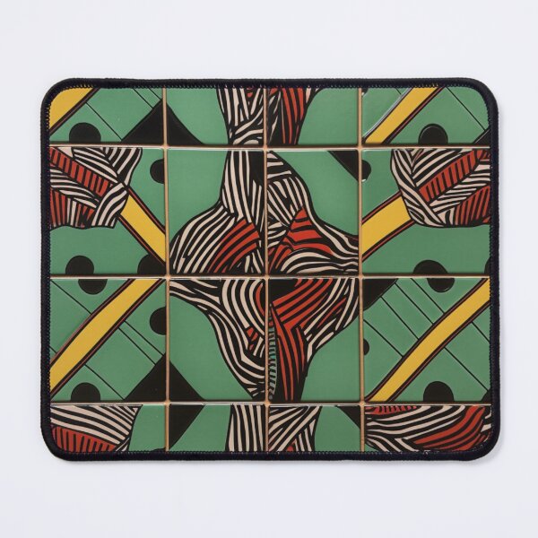 Item preview, African Style Pattern Art Deco Tile designed and sold by Nile-Mosaic-Co.