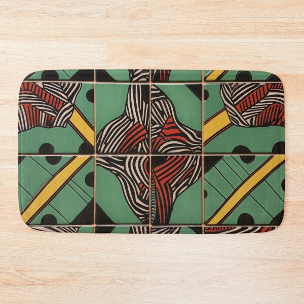 Item preview, African Style Pattern Art Deco Tile designed and sold by Nile-Mosaic-Co.