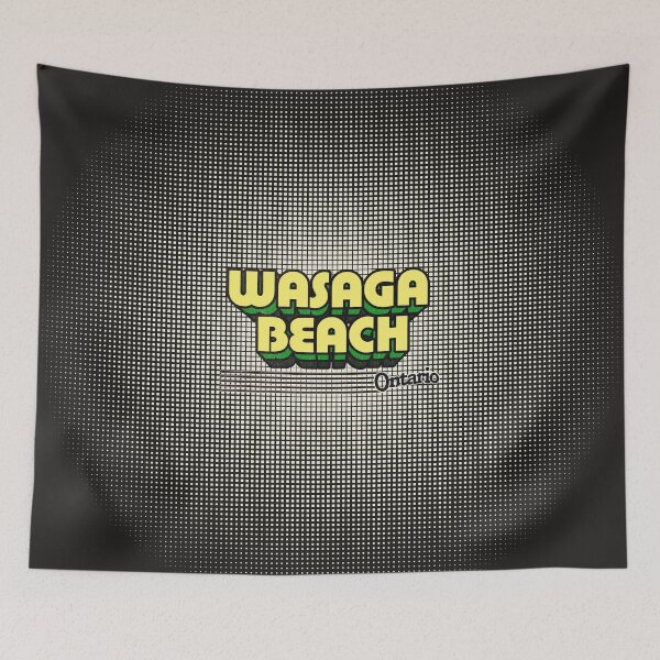 Item preview, Wasaga Beach, Ontario | Retro Stripes designed and sold by retroready.