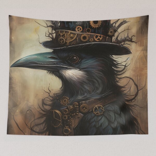 Item preview, Steampunk Mister Crow designed and sold by Art by Lilia.