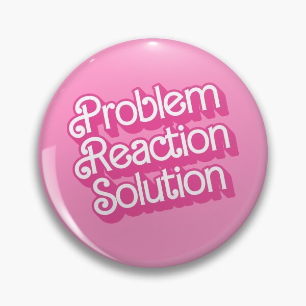 Item preview, Problem Reaction Solution Classic Doll Text designed and sold by AuntieVaxxer Official Shop.