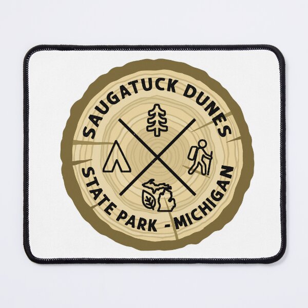 Item preview, Saugatuck Dunes State Park Michigan Log Slice designed and sold by VanyaKar.