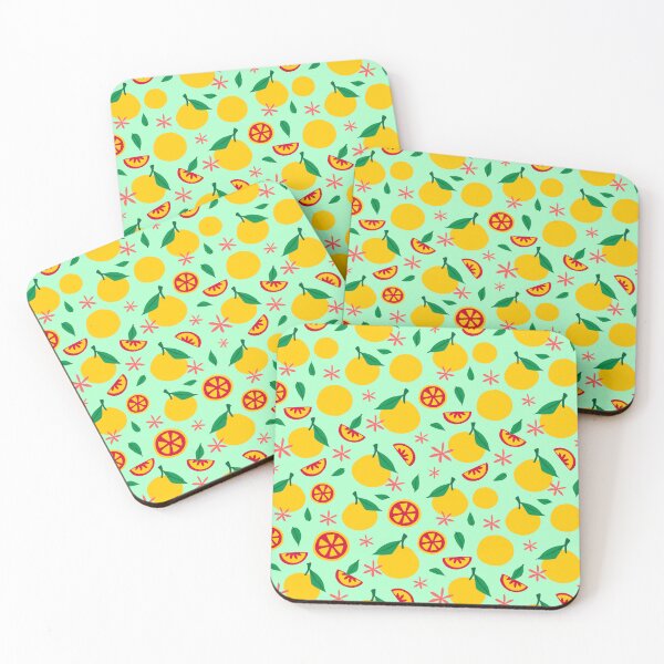 Item preview, Grapefruit seamless pattern design designed and sold by Petternoholic.