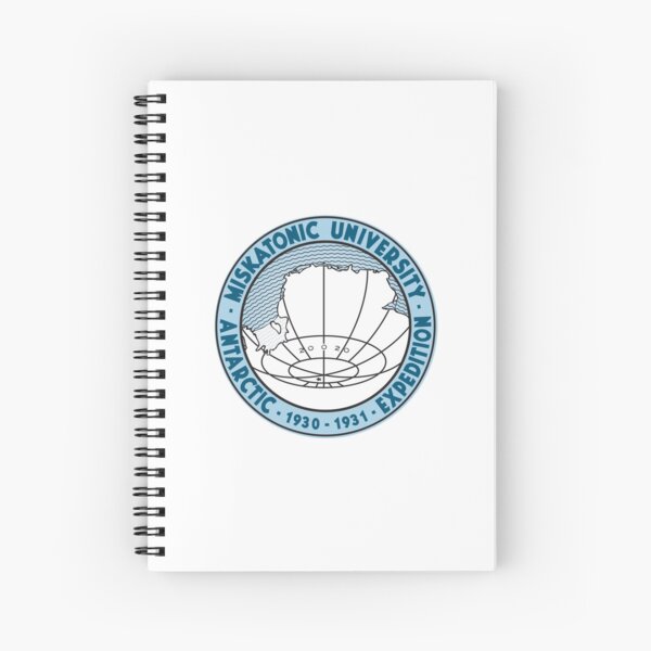 Miskatonic University Antarctic Expedition Logo Spiral Notebook