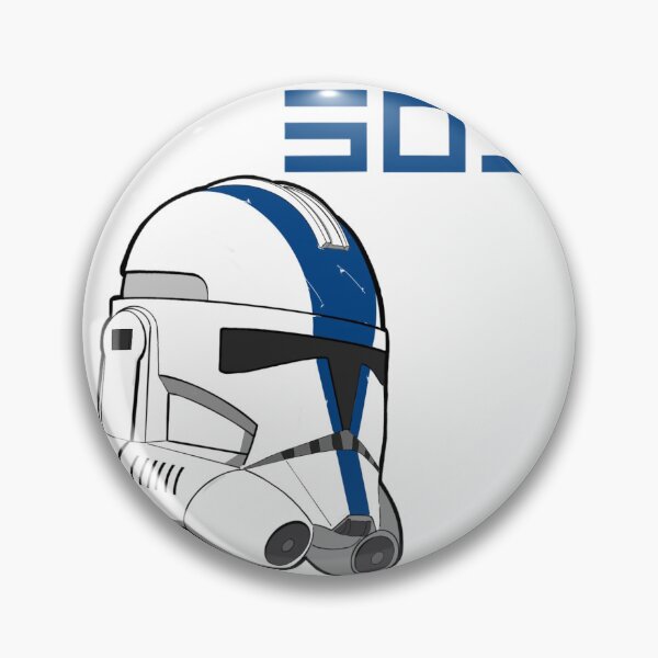 Item preview, 501st clone trooper helmet print designed and sold by thefurn99.