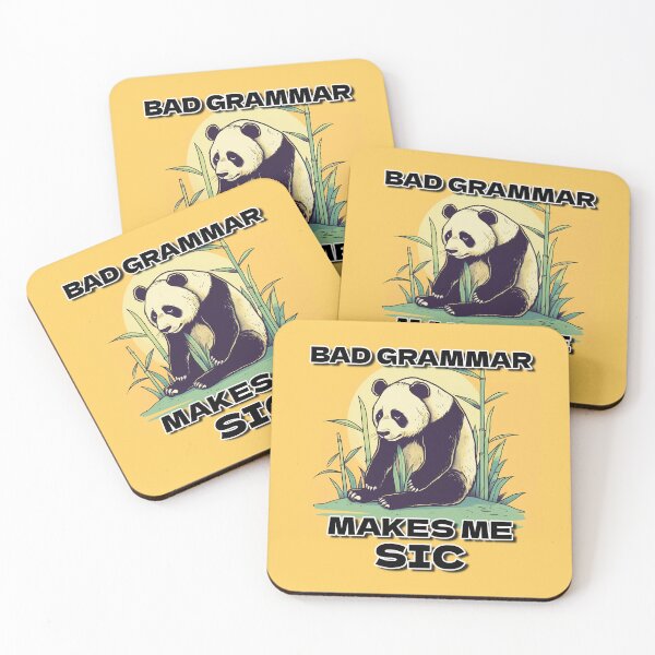 Item preview, Bad Grammar makes me SIC designed and sold by ArtByDominique.