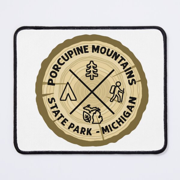 Item preview, Porcupine Mountains State Park Michigan Log Slice designed and sold by VanyaKar.