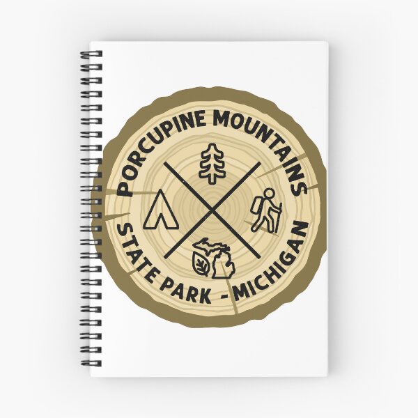 Item preview, Porcupine Mountains State Park Michigan Log Slice designed and sold by VanyaKar.