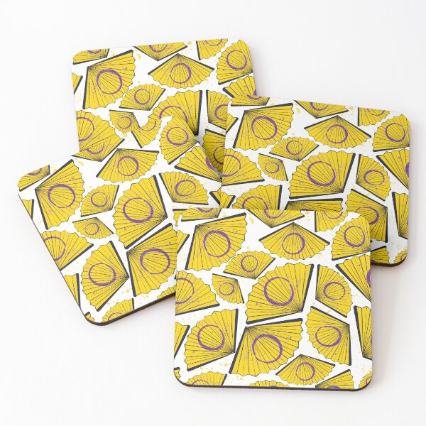 Item preview, Intersex Pride Flag Folding Fan designed and sold by Love-Ina.