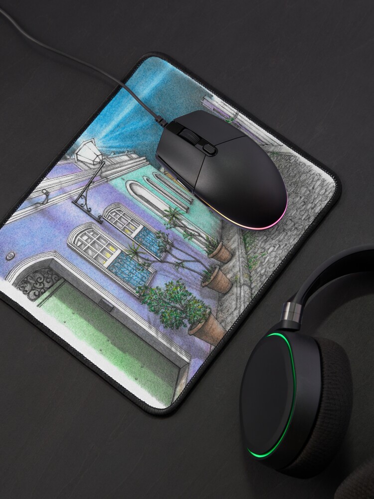 Thumbnail 4 of 5, Mouse Pad, Pelourinho, Salvador da Bahia (Brasil) designed and sold by matteo-sketcher.