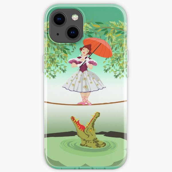 Cute halloween The crocodile girl Deadly circus iPhone Soft Case