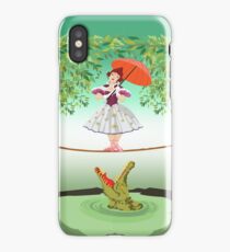 Cute halloween The crocodile girl Deadly circus iPhone Case/Skin