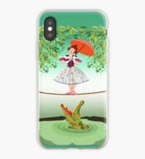 Cute halloween The crocodile girl Deadly circus iPhone Case