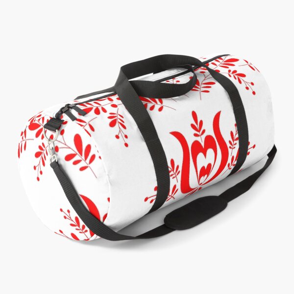 Item preview, Kalocsai folk art red flower pattern designed and sold by Kormix.