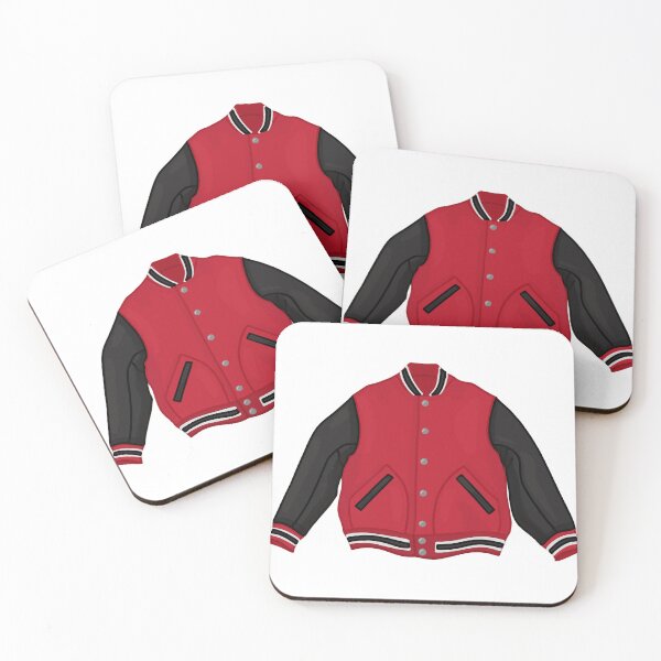 Item preview, Red and Black Varsity Jacket designed and sold by Alexandra Jones.