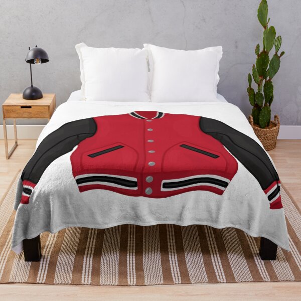 Item preview, Red and Black Varsity Jacket designed and sold by Alexandra Jones.