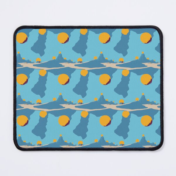 Item preview, Desert Arabia Surreal Abstract Vector Pattern on Sky Background designed and sold by Aaron2610.