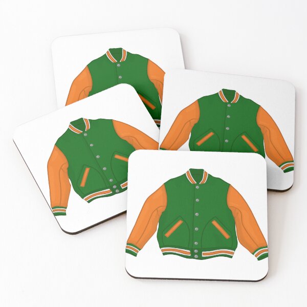 Item preview, Orange Varsity Jacket designed and sold by Alexandra Jones.