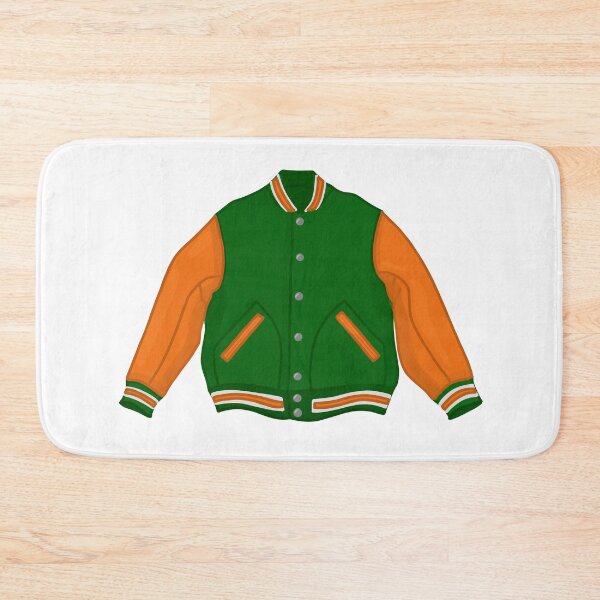 Item preview, Orange Varsity Jacket designed and sold by Alexandra Jones.