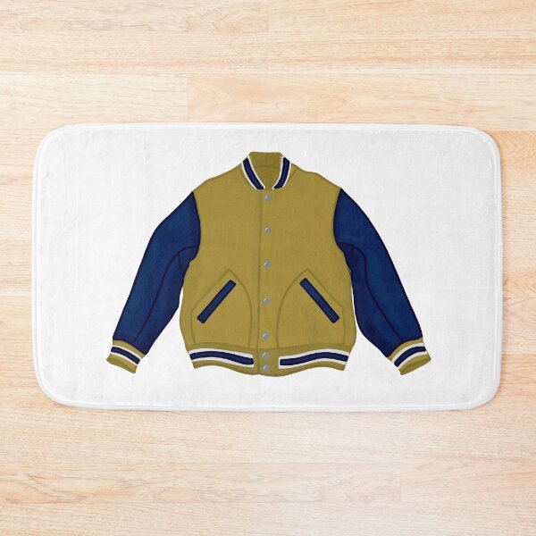 Item preview, Gold and Navy Varsity Jacket designed and sold by Alexandra Jones.