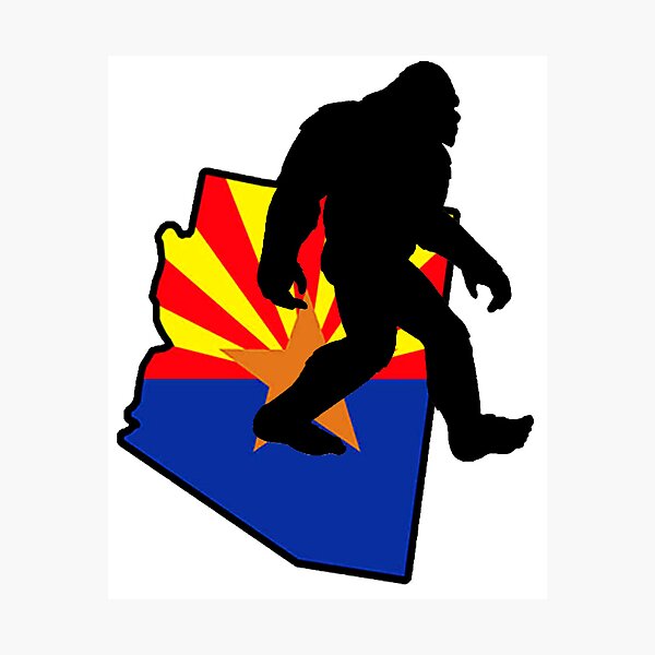 Artikelvorschau, Arizona-Bigfoot entworfen und verkauft von NativeGraffix.