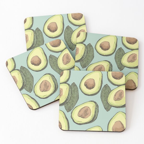 Item preview, an avocado a day, avocado pattern designed and sold by ArtVilleStore.