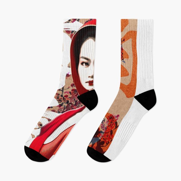 Item preview, Japanese Portrait with Caligrafi designed and sold by Leila8888.
