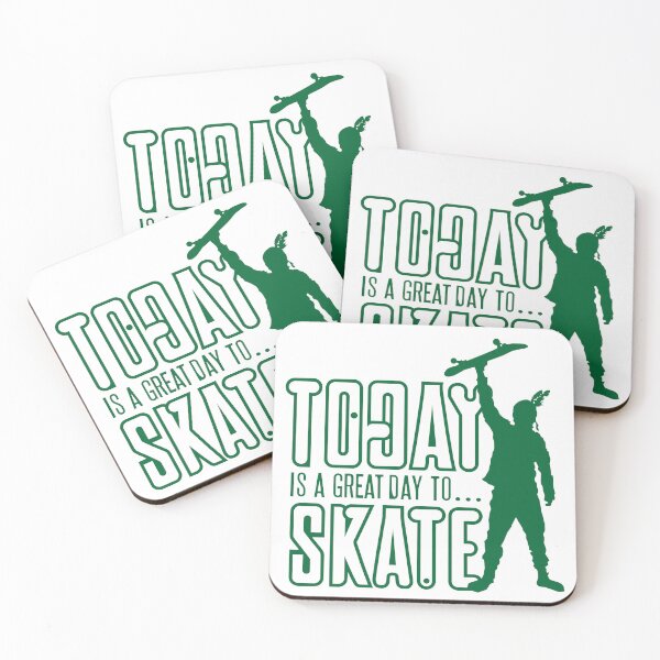 Item preview, Today is a Great Day to Skate - Skate or Die - Green designed and sold by Alien-Theory.