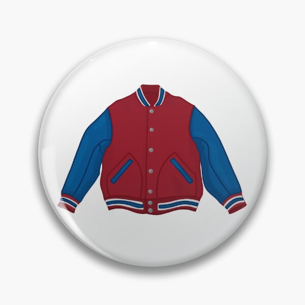Item preview, Red and Blue Varsity Jacket designed and sold by Alexandra Jones.