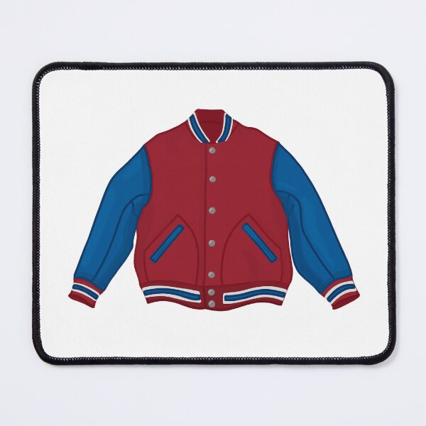 Item preview, Red and Blue Varsity Jacket designed and sold by Alexandra Jones.