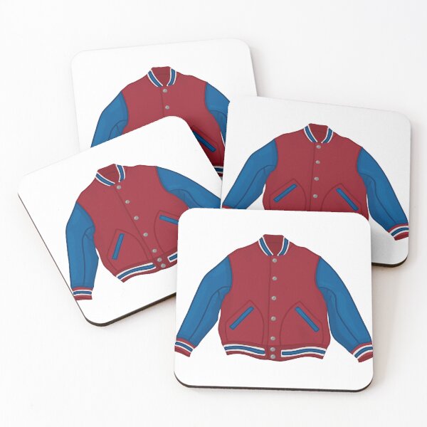 Item preview, Red and Blue Varsity Jacket designed and sold by Alexandra Jones.