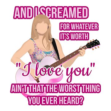 Taylor Swift Lover art (eras tour) | Sticker